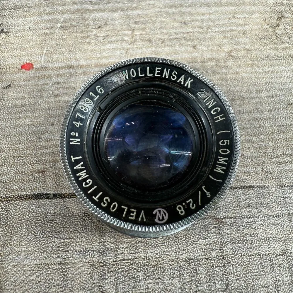 Wollensak 2 Inch Lens 50mm 2.8 Velostigmat